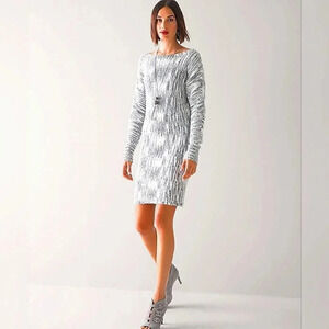 Nwot White House Black market Spacedye Sweater Dress